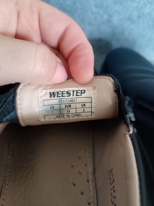Półbuty chłopięce wizytowe czarne Weestep