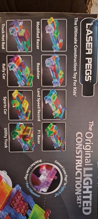 Laser pegs 8 in 1 lediwe klocki lego pojazd