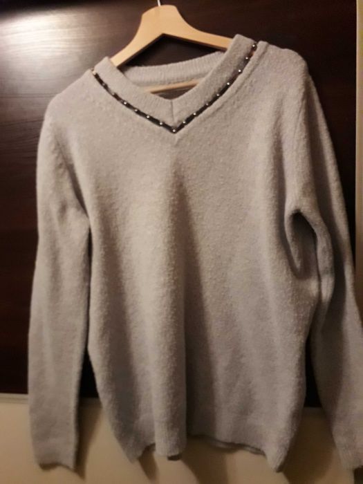 sweter damski dłuszy