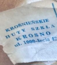 Kufle szklane grawerowane KROSNO