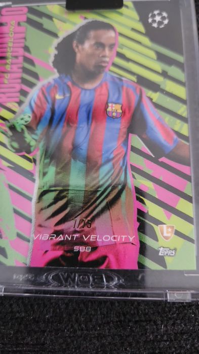 Carta Vibrant Velocity de Ronaldinho 7/75