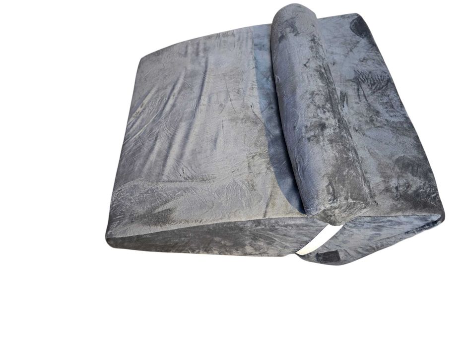 Regulowana poduszka klinowa do czytania, podparcia nóg, Kolor szary