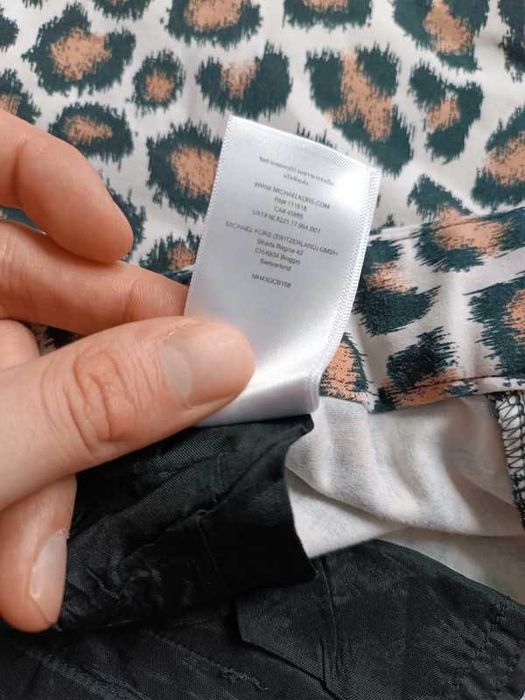 Spodnie damskie legginsy rurki pants Michael Kors panterka