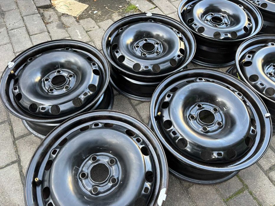 FELGI STAL STALOWE 15 Skoda Seat Audi VW 5x100 6J ET43 / ET38 ORG
