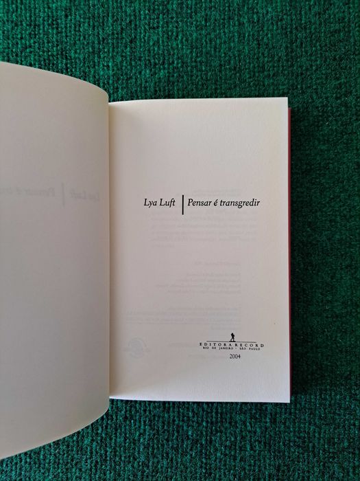 Pensar é trangredir - Lya Luft