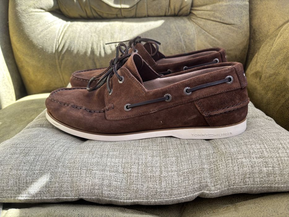 Топсайдери замшеві Tommy Hilfiger