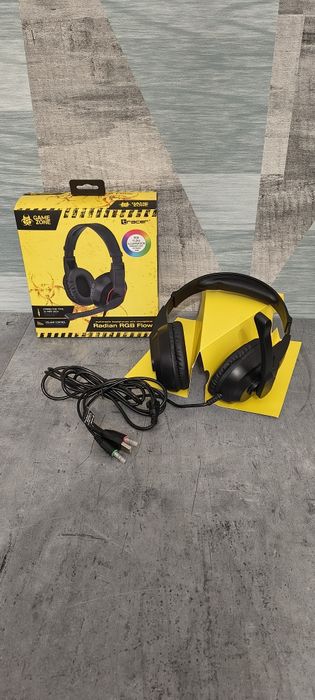 Słuchawki multimedialne Tracer Gamezone Radian RGB Flow z mikrofonem.