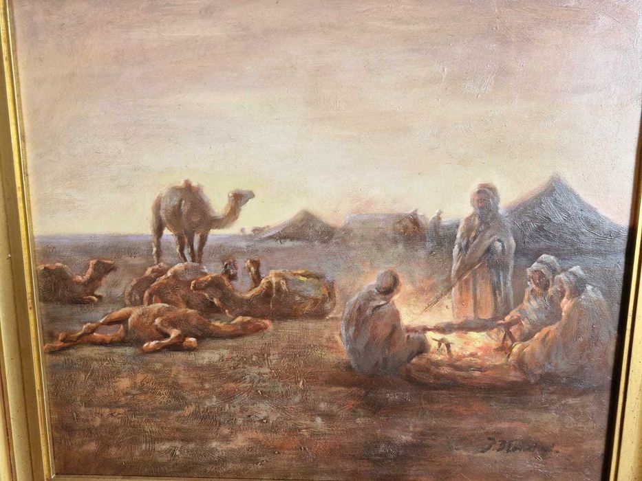 Pintura Nómadas Árabes