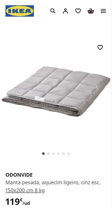 Manta ODONVIDE 150x200cm do IKEA