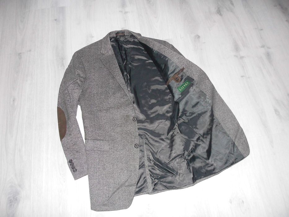 Ralph Lauren Wool Luxury Premium Marynarka Męska Wełna L