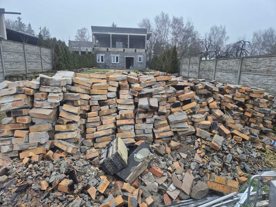 Oddam za darmo gruz, cegły klinkier