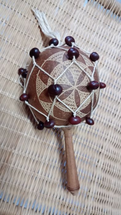 Maraca Caribenha, instrumento musical artesanal