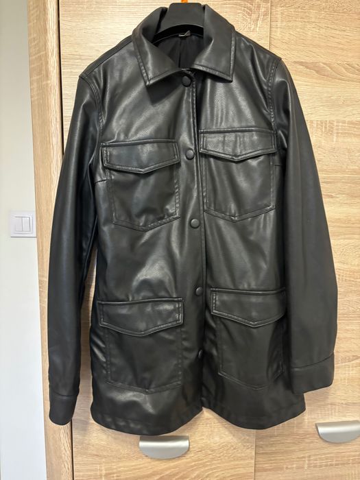 Kurtka skórzana czarna