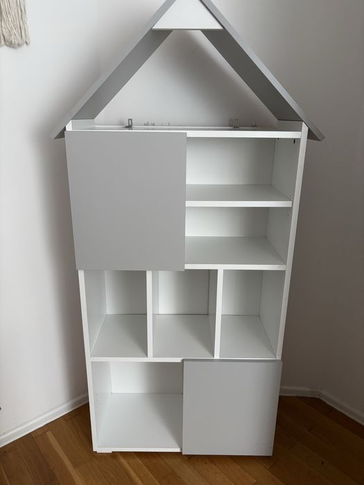 Regał domek drewniany dla dzieci