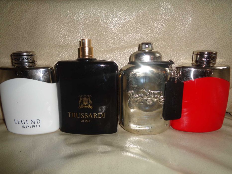 4x puste flakony butelki po oryginalnych perfumach PREMIUM