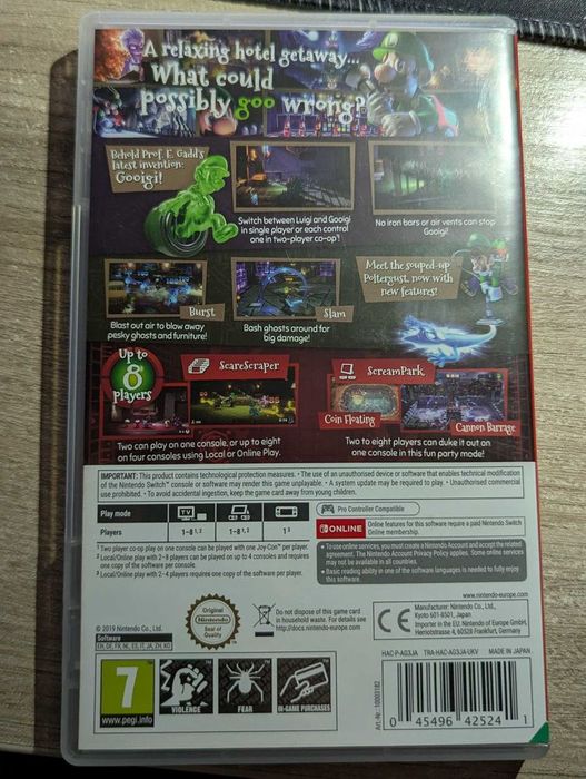 Kartridż Luigi Mansion 3 HD Jak Nowa Nintendo