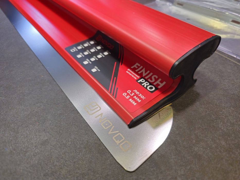 Набір шпателів для механічного нанесення FINISH PRO + Запасні леза