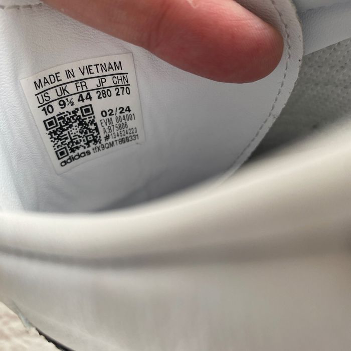 43 44 b75806 оригінал нові чоловічі кеди adidas casual samba og classic