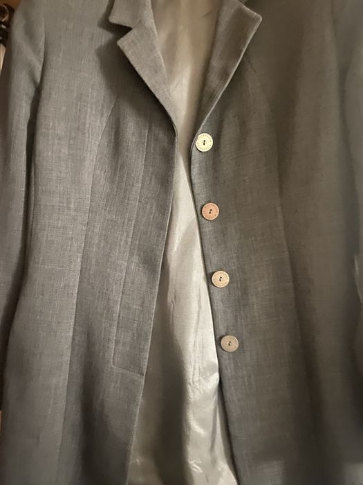 Blazer cinzento medio