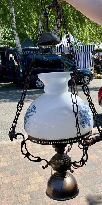 Lampa wiszacą mosiężna