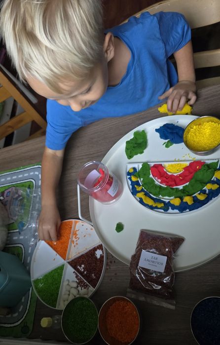 Taca sensoryczna, do zabaw sensorycznych Montessori