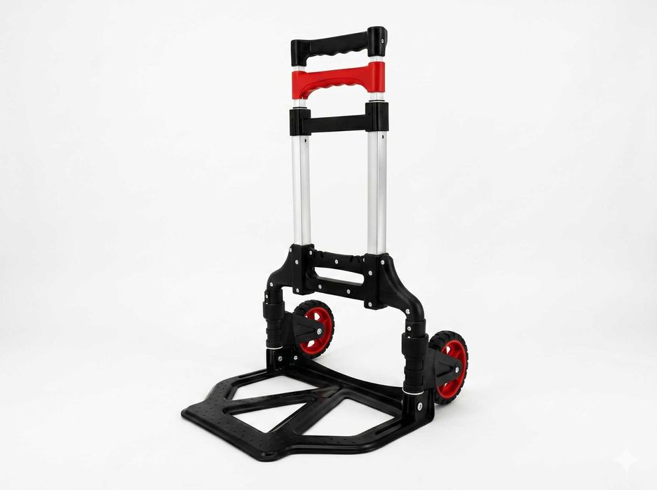 Складський візок для перевезення 65 кг Д×Ш×В 40 × 6.5 × 64.5CM  Helper HP - 1195 транспортувальний складський візок