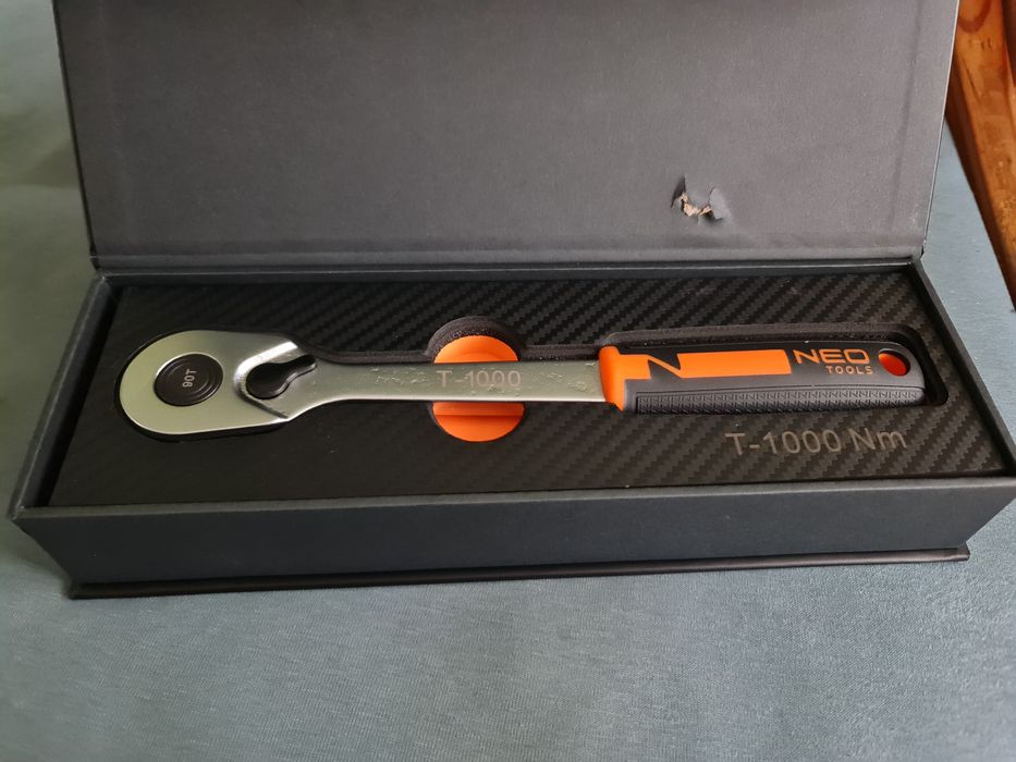 Grzechotka 1/2" Neo Tools T1000 90 zębów 10-300 nowa 1000Nm