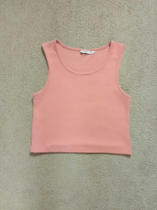 top cor de rosa clara