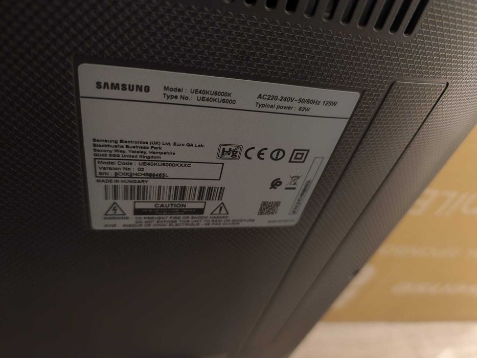 Samsung Smart TV 40” 4K UHD – Excelente estado