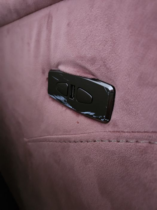 Fotel rozkładany NEPTUN VELVET róż  /dostawa