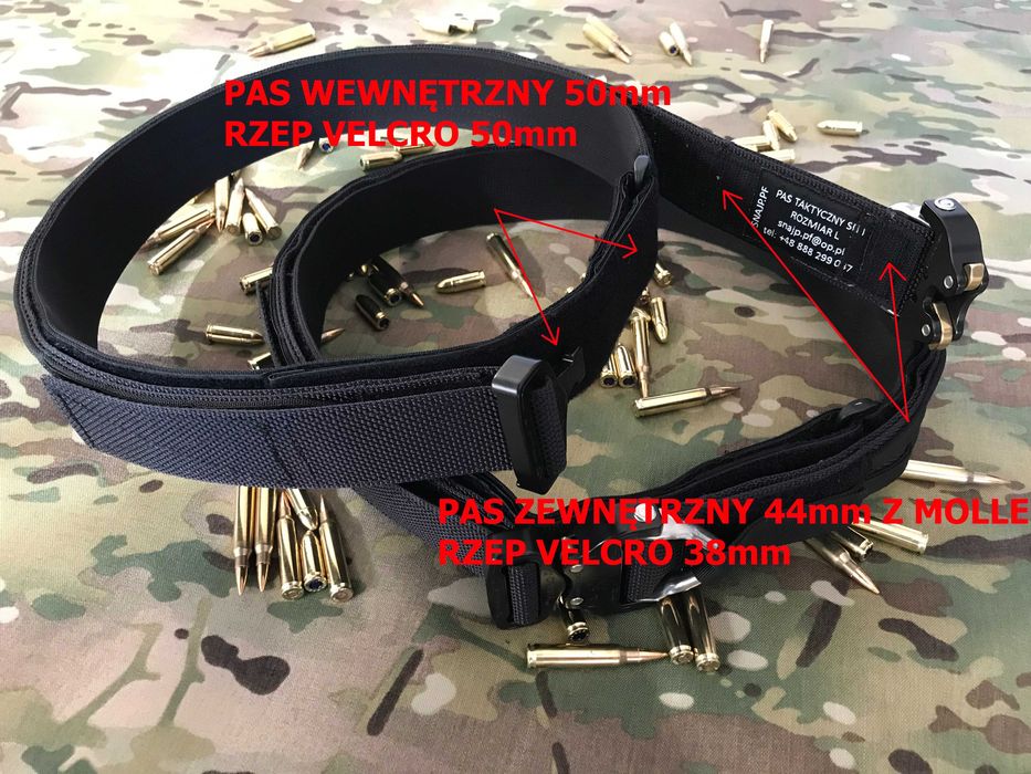 Pas taktyczny D-ing dwuczęściowy AustriAlpin  molle, wojsko ,