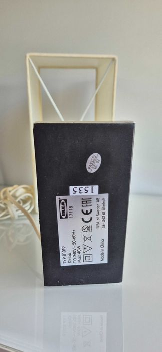 Candeeiro Ikea como novo