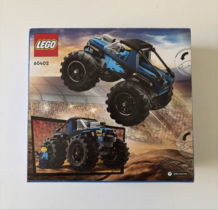 LEGO 60402 City - Niebieski monster truck klocki nowe oryginalne