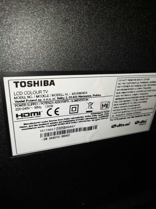 Телевизори на запчастини. Philips 5.5 Toshiba 43. JTC32