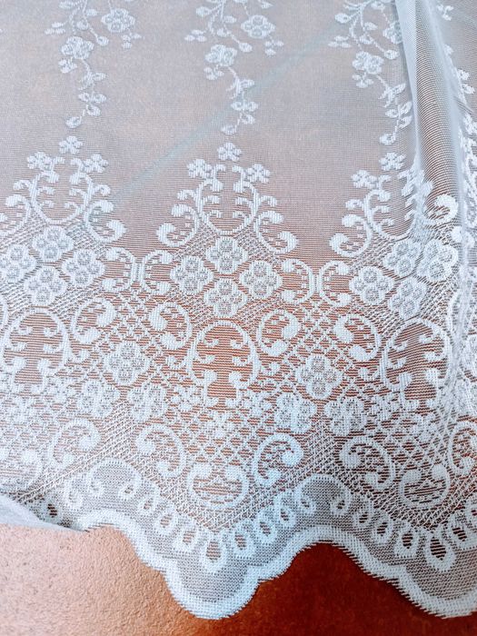 Firana żakardowa biała wys 150cm