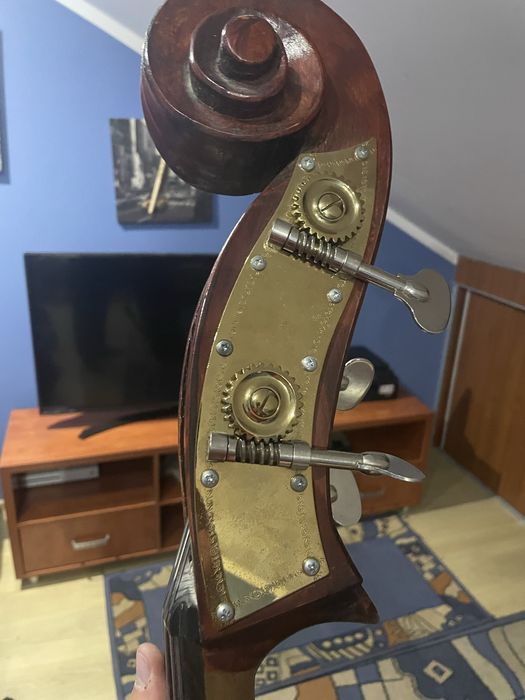 Całodrewniany kontrabas 3/4