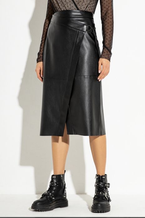 Спідниця з екошкіри