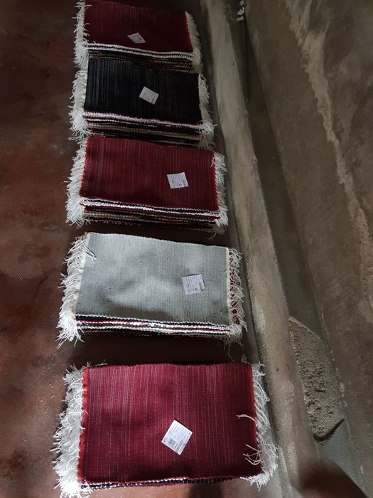 Passadeiras de trapos feitas com trapilho passadeira artesanal