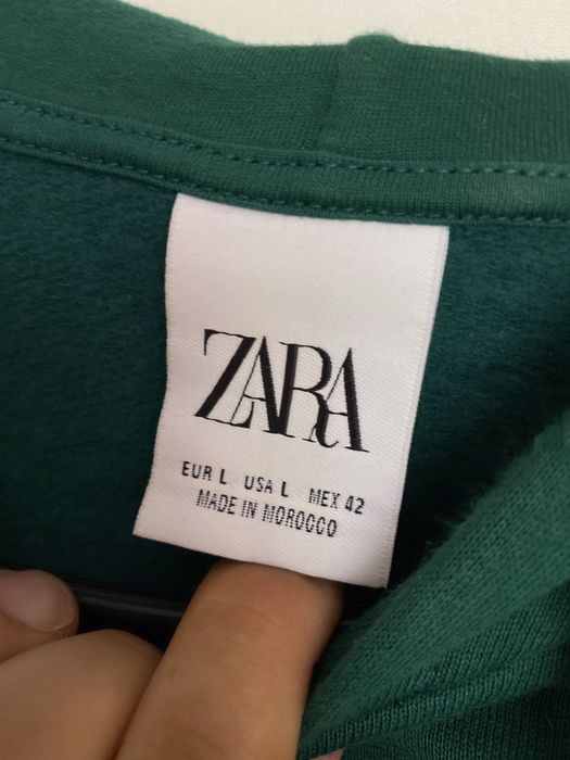 Bluza ZARA zielona r. L