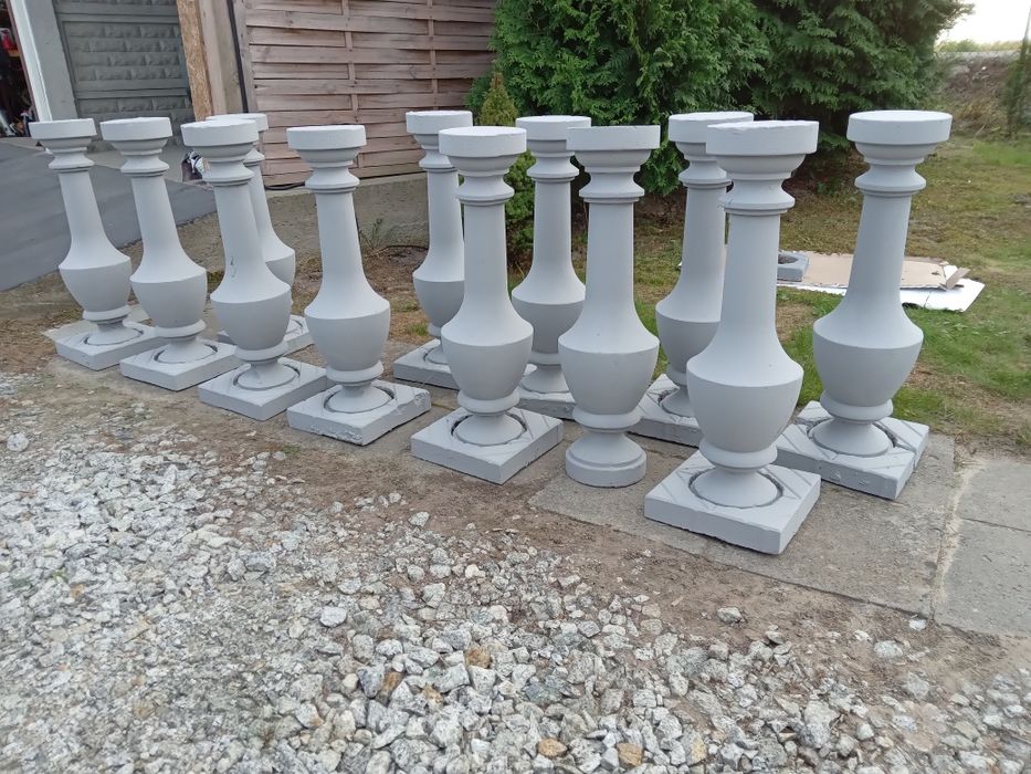 Słupki ozdobne taras ogród