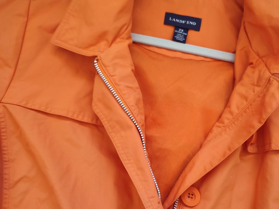 Kurtka wiatrówka plus size Lands end