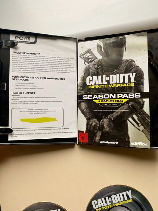Диски игры Call Of Duty Infinite Warfare для ПК (игра немецкой версии)