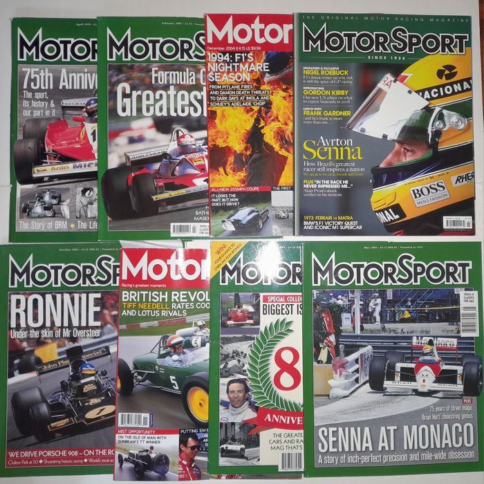 Revistas Motorsport inglês de 1998 a 2005