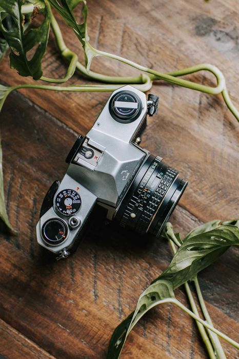 Asahi Pentax K1000 + SMC Pentax 50mm (testada e limpa)64552531438209121