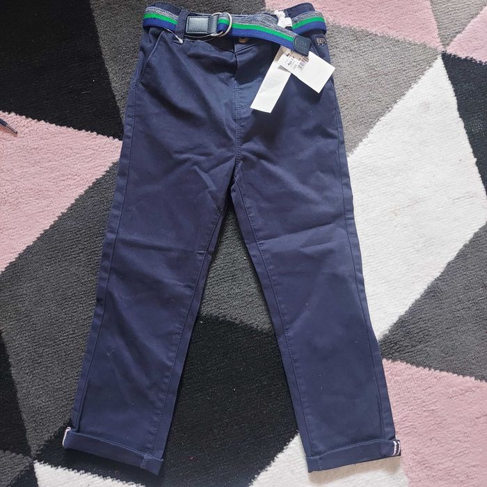 Junior j spodnie z paskiem eleganckie wiek 3 - 4 lata