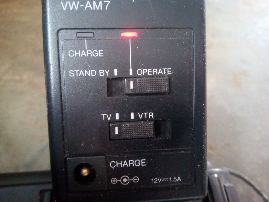 Vintage Camera Filmar National VHS p/ coleção