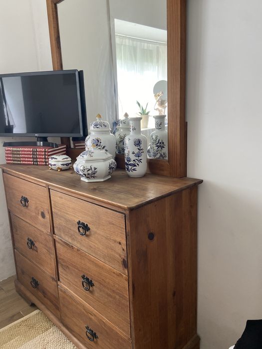 Conjunto quarto casal em madeira