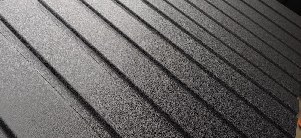 BLACHA PODBITKOWA TRAPEZOWA Trapez Podbitka T7 czarny grafit brąz T-7
