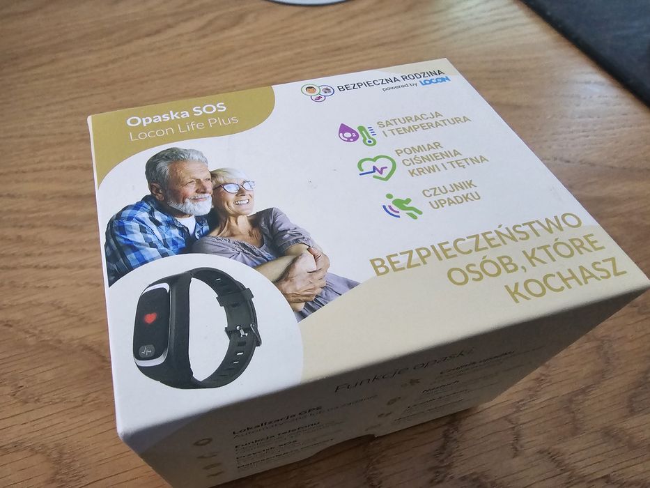 Smart opaska (smartwatch) SOS Locon Life Plus