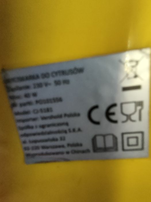 Wyciskarka do cytrusów